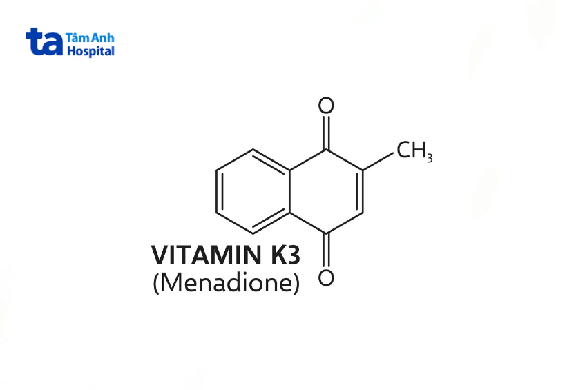 Vitamin K3 (Menaphthone hay Menadione)