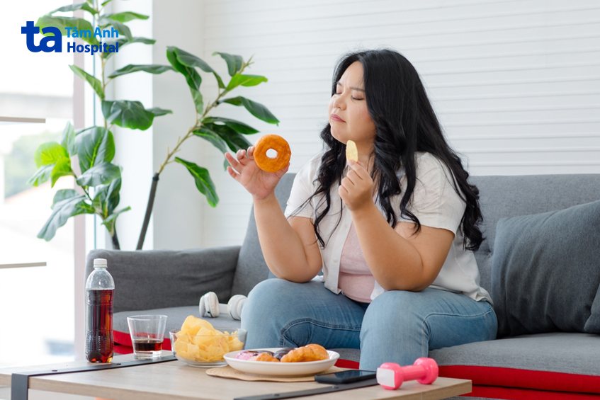 ăn nhiều đồ ngọt gây thừa cân béo phì