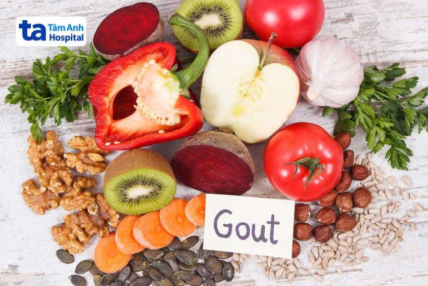 bị gout hạn chế thực phầm giàu purin