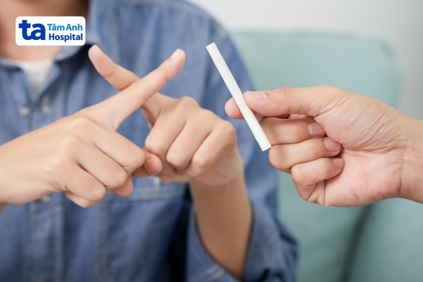 bỏ thuốc lá trong thời gian điều trị viêm phế quản cấp