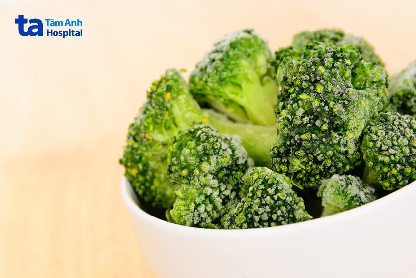bông cải xanh chứa nhiều chất xơ