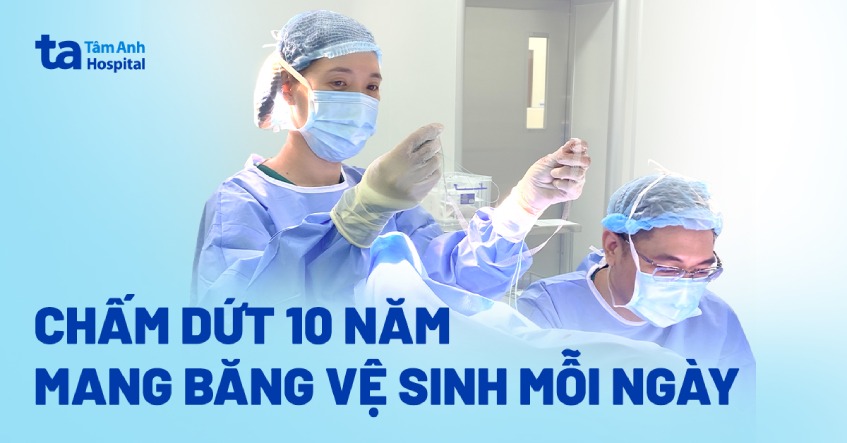 chấm dứt 10 năm mang băng vệ sinh mỗi ngày