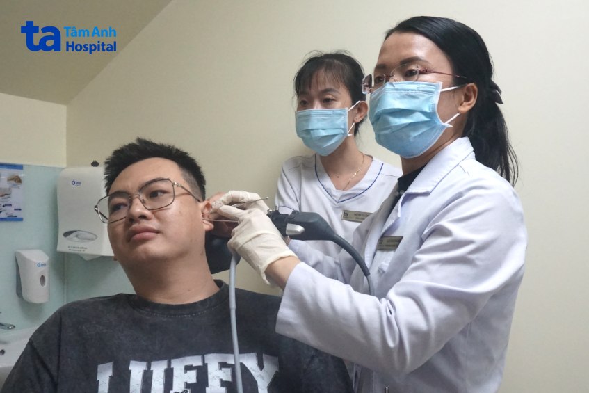 chẩn đoán viêm tai xương chũm