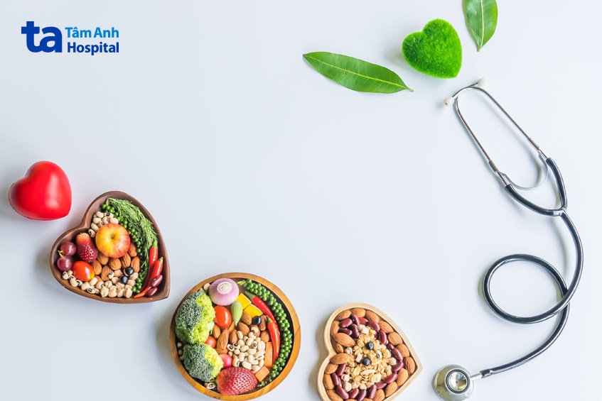 chế độ ăn uống lành mạnh đầy đủ dưỡng chất