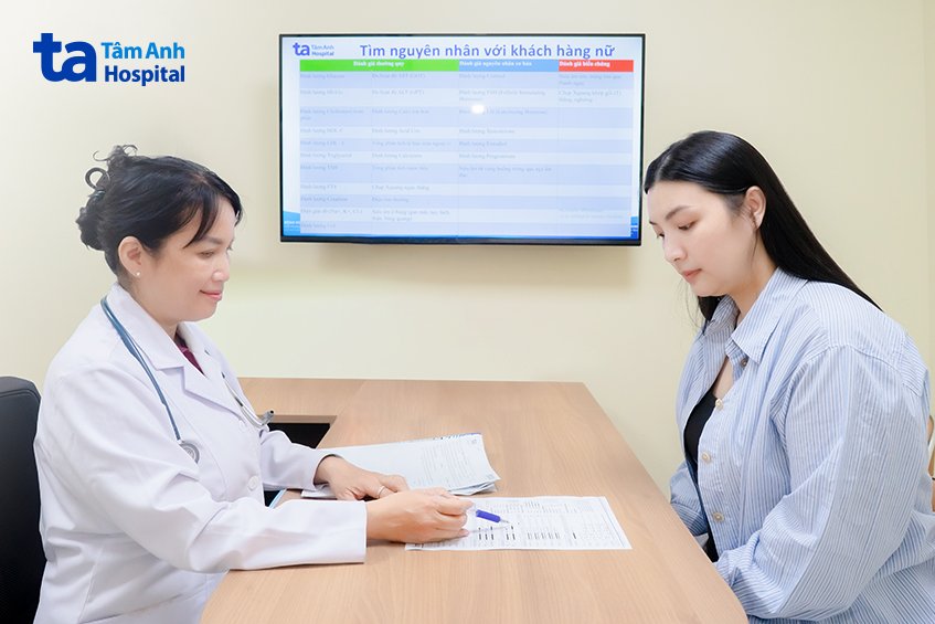 chị hà tái khám bác sĩ khuyên