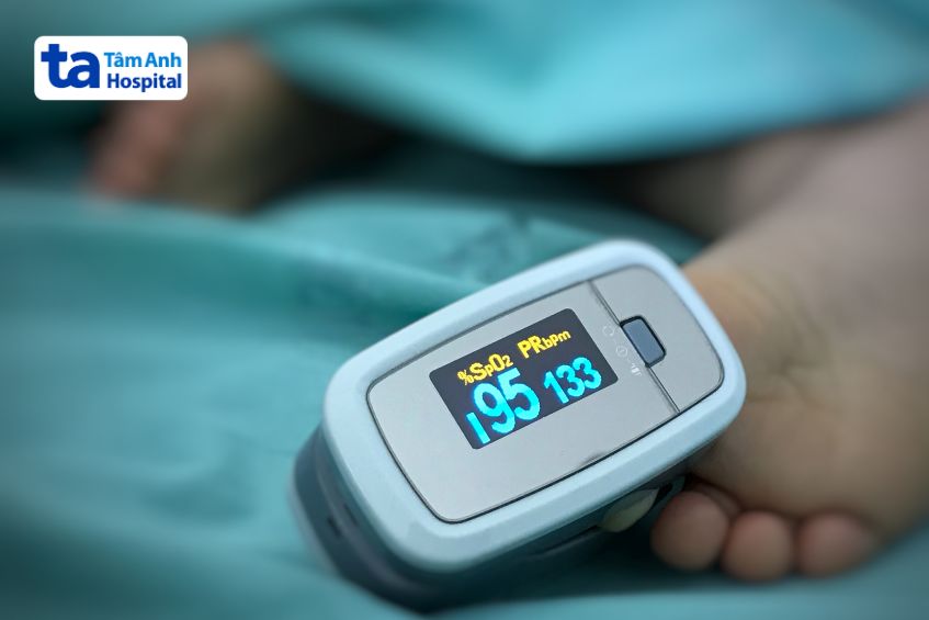 Nồng độ SpO2 đạt mức từ 95% trở lên là chỉ số tốt nhất ở trẻ