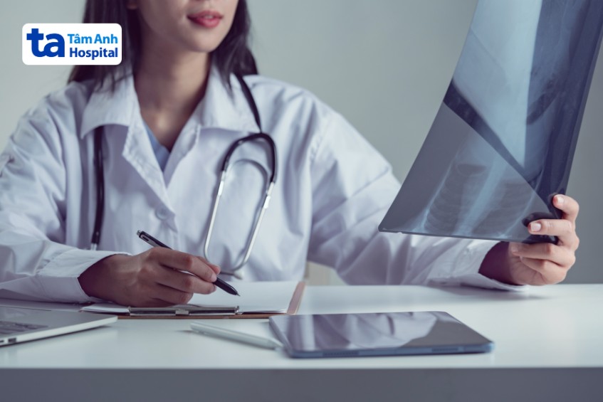 chụp x quang cho thấy dấu hiệu paget