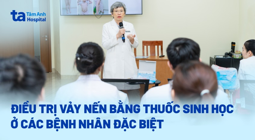 Điều trị vảy nến bằng thuốc sinh học ở các bệnh nhân đặc biệt