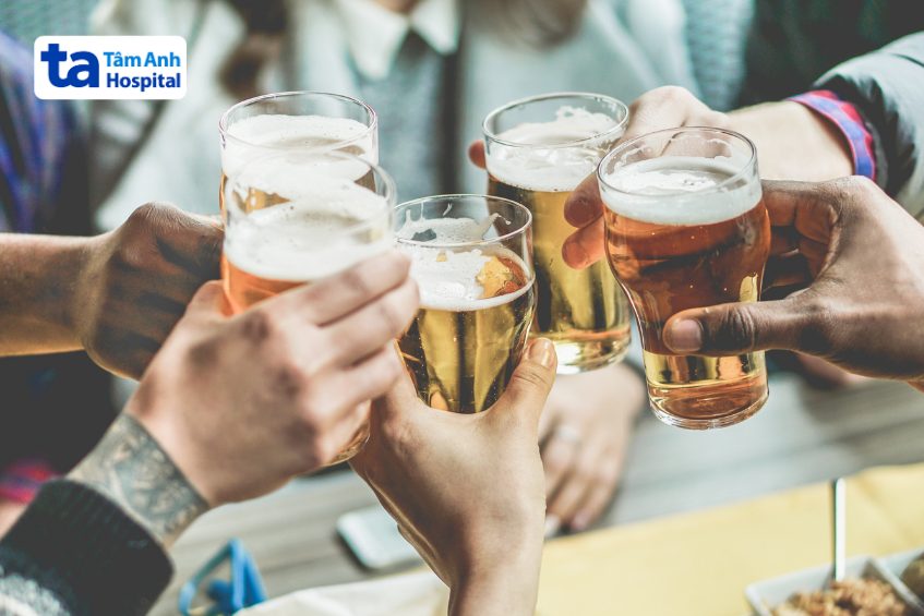 hạn chế rượu bia phòng viêm khớp