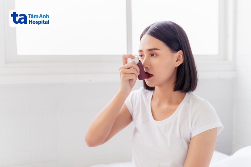 hen phế quản cần sử dụng thuốc xịt cắt cơn hen