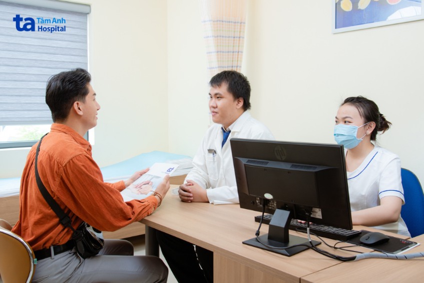 khách hàng khám bệnh tại tâm anh tphcm