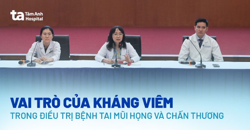 kháng viêm trong trị bệnh tai mũi họng