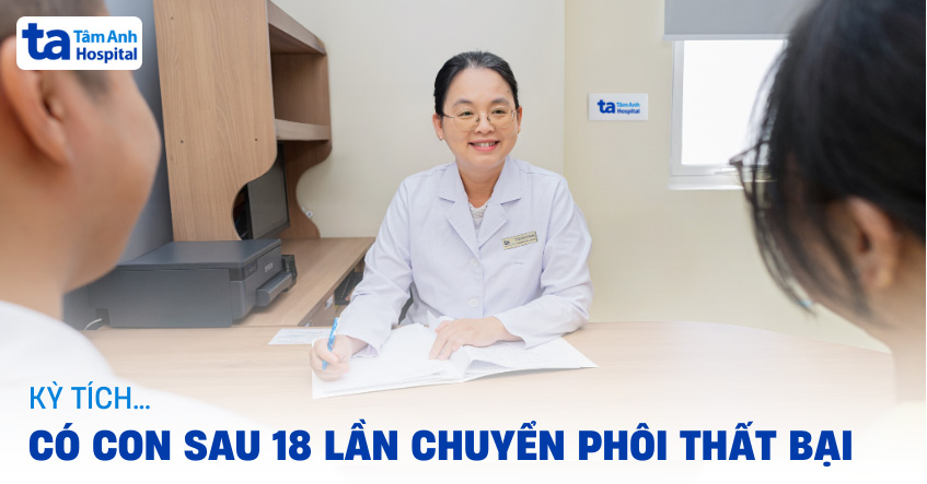 Kỳ tích có con sau 18 lần thụ tinh ống nghiệm thất bại