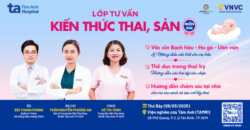 Lớp học tiền sản số 03, 9h00 – 11h00 Thứ 7 (08/3/2025)