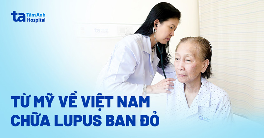Lupus ban đỏ khiến cụ bà sụt 14kg trong 6 tháng