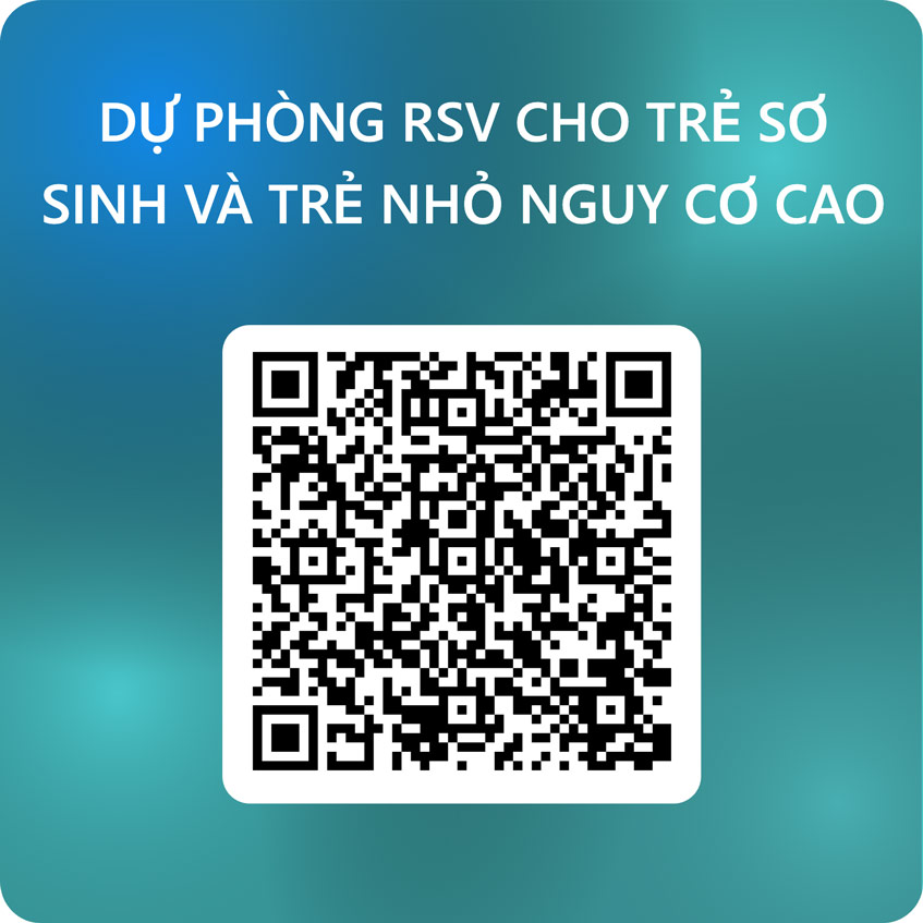 Mã QR dự phòng RSV cho trẻ