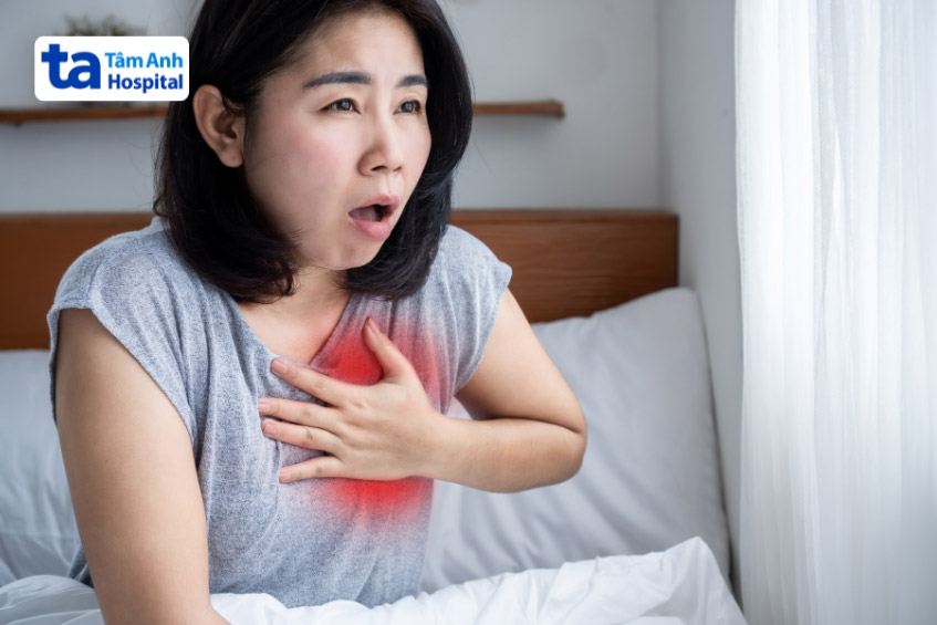 Người bệnh nhịp tim nhanh kèm khó thở có thể được chỉ định sử dụng thuốc