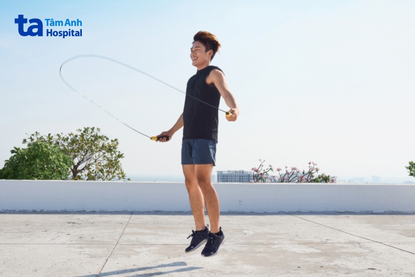 nhảy dây đốt calo hiệu quả