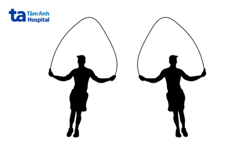 nhảy dây sang một bên