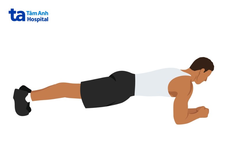 plank giúp giảm mỡ bụng