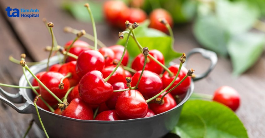 quả chery khá tốt cho thực đơn