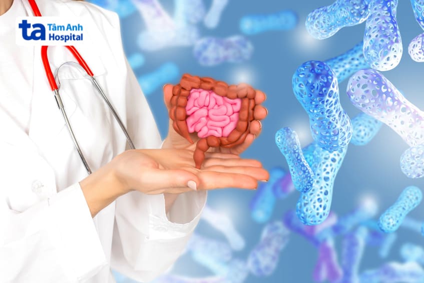 rối loạn vi sinh đường ruột gây đau đầu sau khi ăn