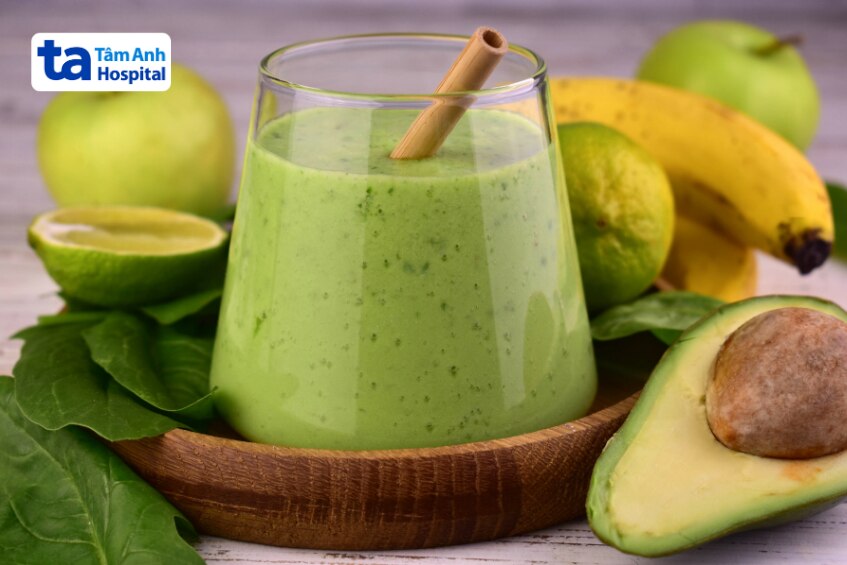 sinh tố bơ chuối