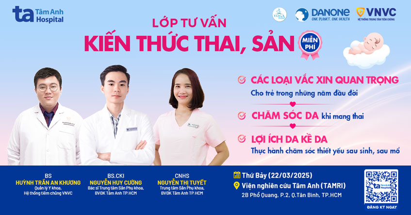 Lớp học tiền sản số 04, 9h00 – 11h30 Thứ 7 (22/03/2025)
