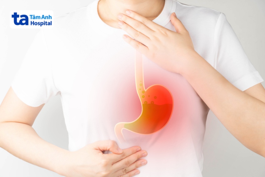 trào ngược dạ dày thực quản bệnh lý gây triệu chứng khó chịu