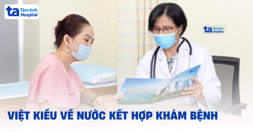 Việt kiều về nước kết hợp khám bệnh