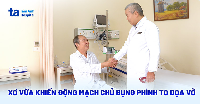 Xơ vữa khiến động mạch chủ bụng phình to dọa vỡ