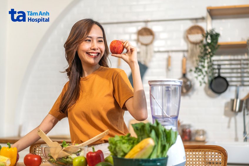 ăn rau xanh giảm cân hiệu quả