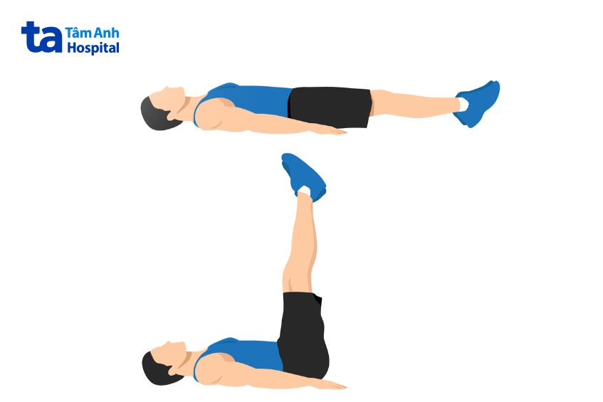 bài nâng chân giúp giảm mỡ