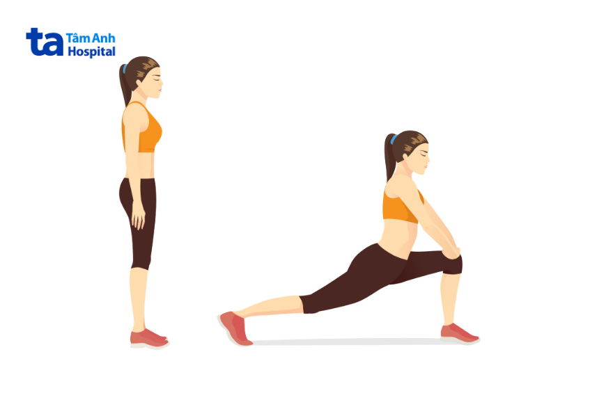 Bài tập duỗi cơ gấp hông