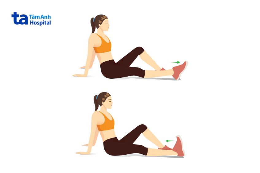 Bài tập kéo giãn chân