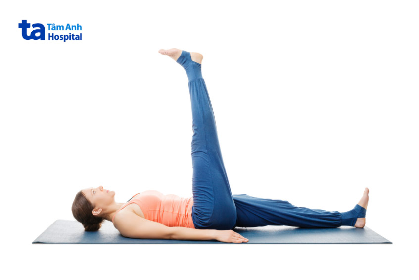 Bài tập nằm ngửa nâng chân