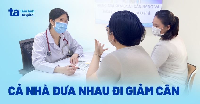Cả nhà đưa nhau đi giảm cân
