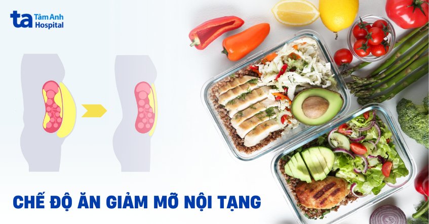 chế độ ăn giảm mỡ nội tạng