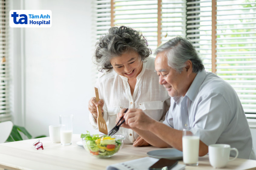 chế độ dinh dưỡng đóng vai trò quan trọng