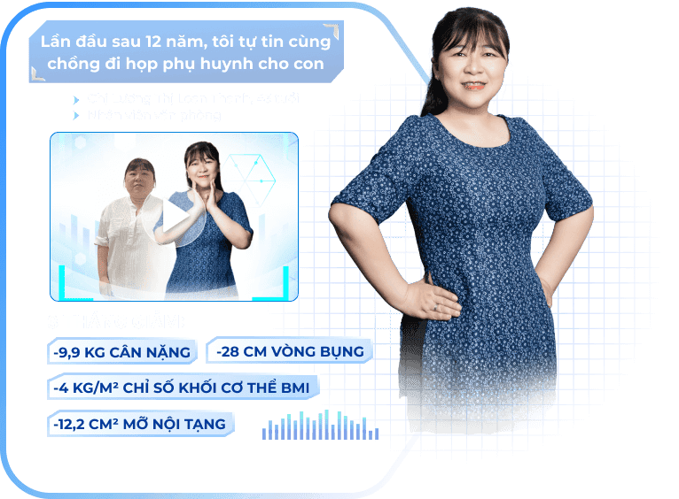 chia sẻ chị thanh sau giảm cân