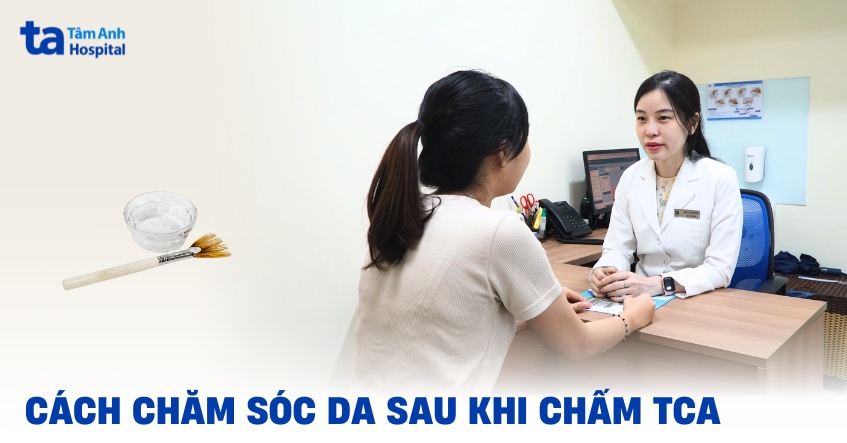 Hướng dẫn cách chăm sóc da sau khi chấm TCA theo từng giai đoạn