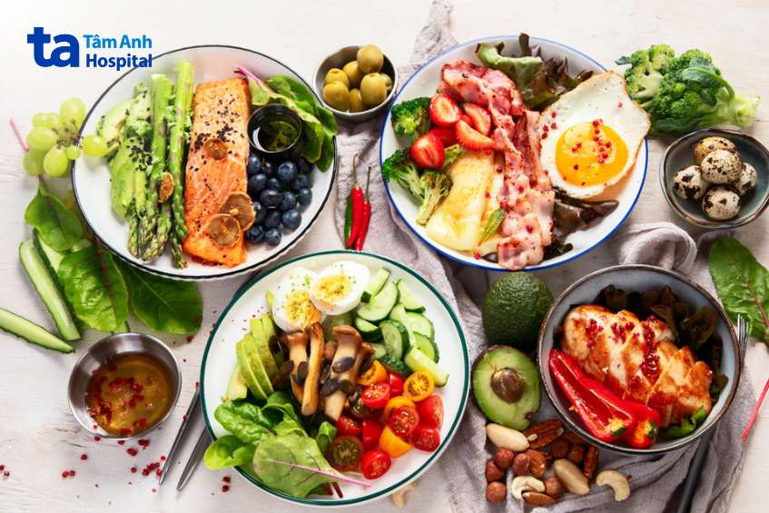 keto ít tinh bột giàu đạm và chất béo