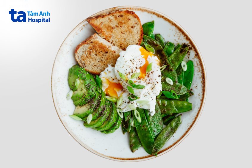 khẩu phần ăn đủ protein carbohydrate và lipid