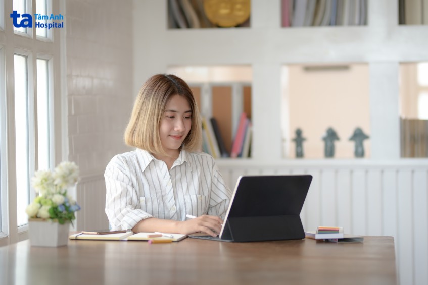 không gian làm việc góp phần bảo vệ mắt