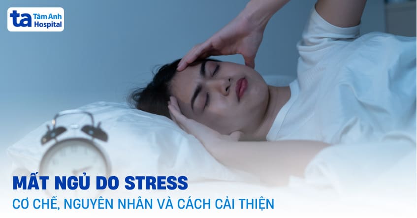 Mất ngủ do stress: Cơ chế, nguyên nhân và cách cải thiện