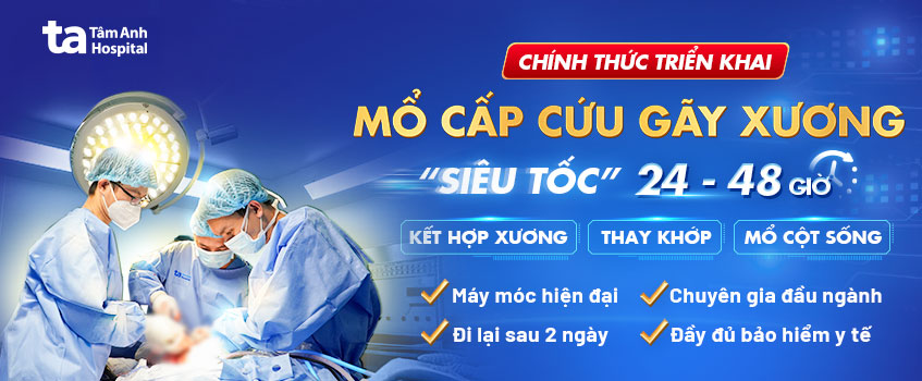Mổ cấp cứu gãy xương siêu tốc