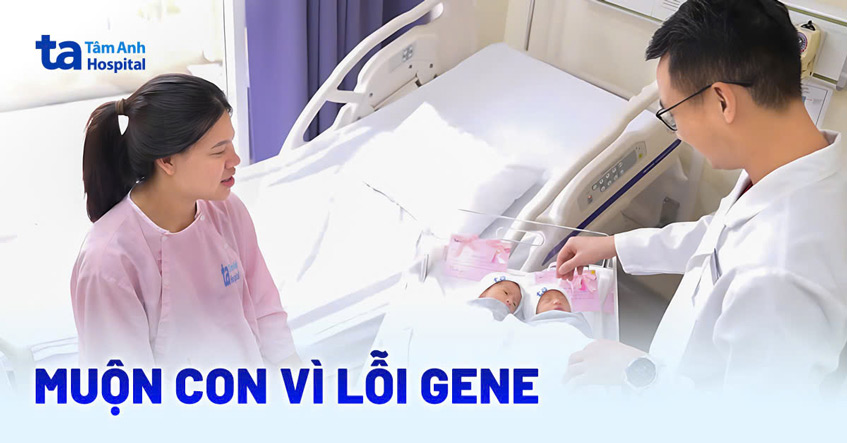 Muộn con do chồng bất thường nhiễm sắc thể giới tính