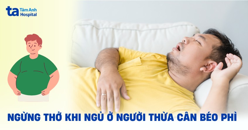 Tình trạng ngừng thở khi ngủ ở người thừa cân béo phì là do đâu?