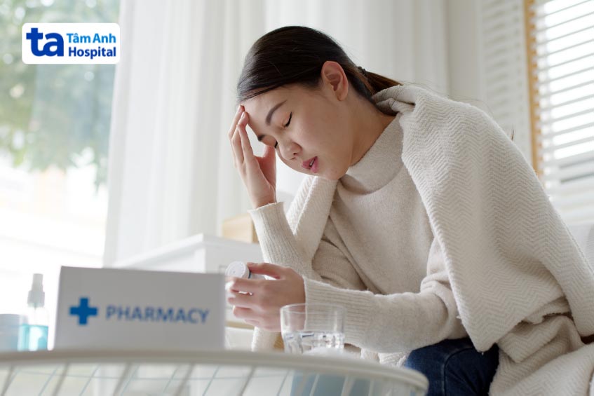 người bệnh có thể bị chóng mặt mệt mỏi