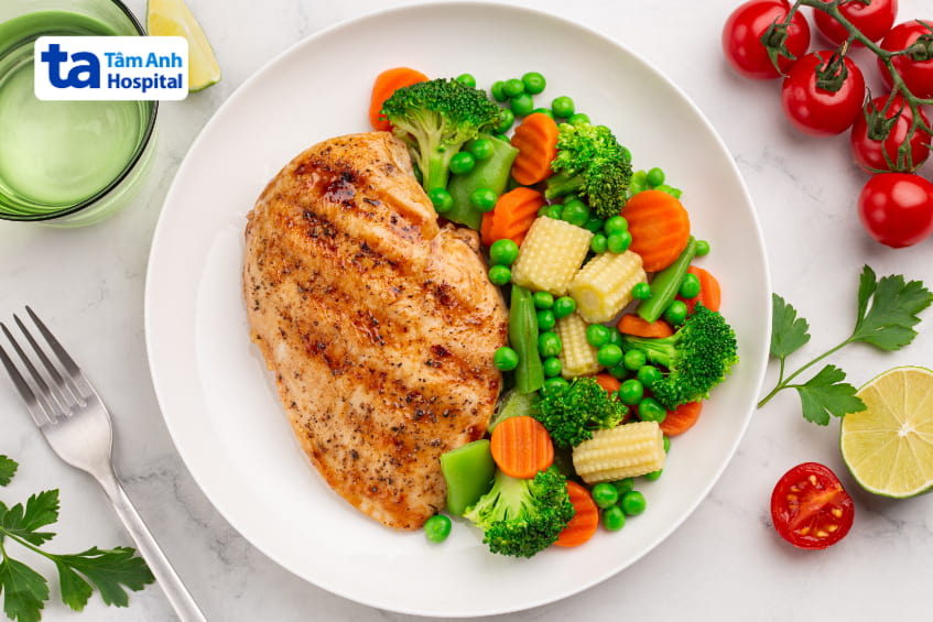 người đau dạ dày nên ăn thịt gì, ức gà